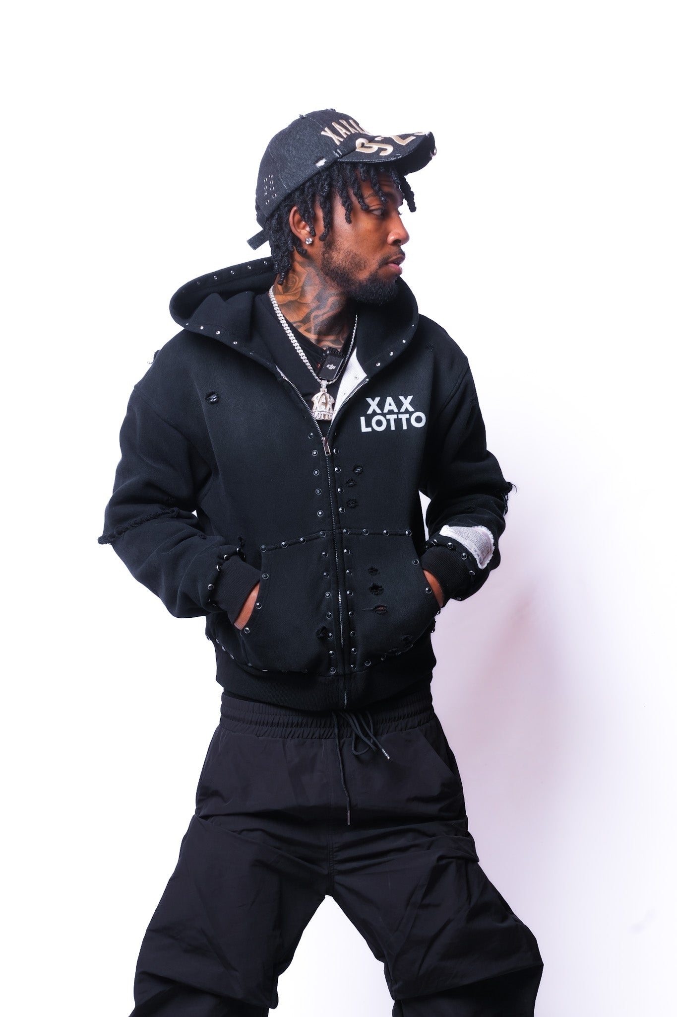 Xax Lotto Rhinestone Hoodie