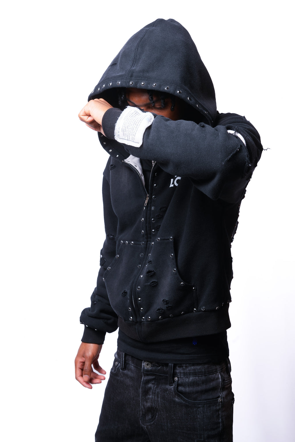 Xax Lotto Rhinestone Hoodie